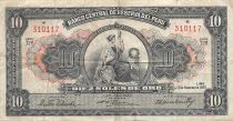 Peru 10 Soles - Liberty - 17-02-1955 - P.71