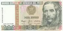 Peru 1000 Intis M.A. Avelino Caceres - 1988