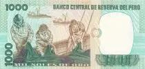 Peru 1000 Soles de Oro - Miguel Grau - Fisher - 1981 - S&eacute;rie B-O - P.122