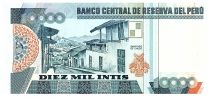 Peru 10000 Intis - C. Vallejo - Santiago de Chuco - 1988 - UNC - P.140