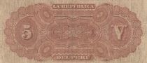 Peru 5 Soles - Allegorical image - 1879 - Series B