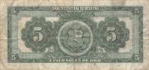 Peru 5 Soles - Liberty - 16-09-1954 - P.70