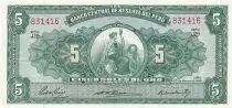 Peru 5 Soles, Liberty - 1956 - Serial J29