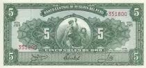 Peru 5 Soles de Oro - Liberty seated - Arms - 1966 - P.83