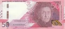 Peru 50 Soles - María Rostworowski - Jaguar - 2019-2021 - Series A-X