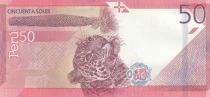 Peru 50 Soles - María Rostworowski - Jaguar - 2019-2021 - Series A-X