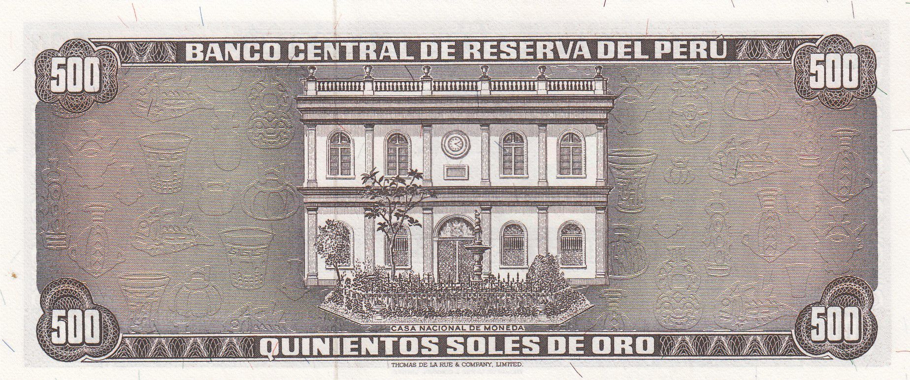Peru 5 Sole BANKNOTE 1974 UNC 