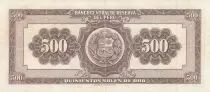 Peru 500 Soles de Oro - Seated Liberty - 20-09-1963 - Serial L8