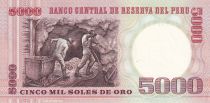 Peru 5000 Intis - Francisco Bolognesi - Minors - 21-06-1985 - NEUF - P.117c