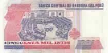 Peru 50000 Intis Victor Raul Haya de la Torre - Congreso - 1988