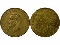 Philip, Duke of Orleans - Brass Medal - 1900 Paris