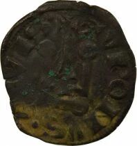 Philip III / IV - Denier Tournois with Round O - 1280 / 1310