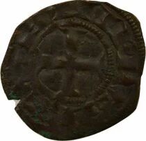 Philip III / IV - Denier Tournois with Round O - 1280 / 1310
