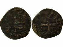 Philip III / IV - Denier Tournois with Round O - 1280 / 1310