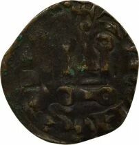 Philip III / IV - Denier Tournois with Round O - 1280 / 1310