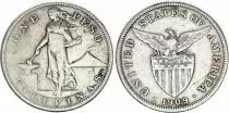 Philippinen 1 Peso Woman hammer - United States - 1909 S San Francisco Silver