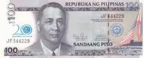Philippinen 100 Piso - Manuel A. Roxas - 2013 - Serial JF