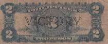 Philippinen 2 Pesos - J. Rizal - Victory - ND (1944) - P.95a