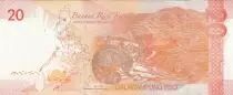 Philippinen 20 Piso - M.L. Quezon - Civet - 2022 - Serial E