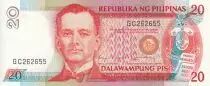 Philippinen 20 Piso - M.L. Quezon - Malakanyang Palace - 1981 - UNC - P.170b