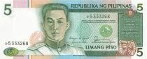 Philippinen 5 Piso - ND (1986-90) - Replacement - P.168b