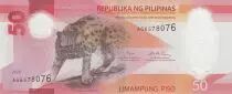 Philippinen 50 Piso - Fish - Leopard - Polymer - 2025 - Serial AG
