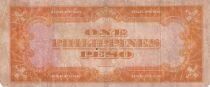 Philippines 1 Peso - Mabini - Orange design - 1936 - DD Series