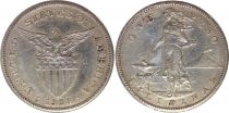 Philippines 1 Peso Femme et forge - Etats Unis - 1908 S San Francisco Argent