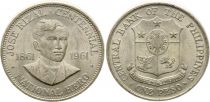 Philippines 1 Peso Philippines - Centenaire de José Rizal - 1961 - SPL