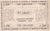 Philippines 10 Centavos - Mountain - 1942 - P.S592