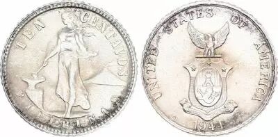 Philippines 10 Centavos American Administration - 1944