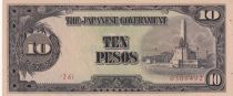 Philippines 10 Pesos Rizal monument - 1943 - Serial 26