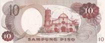 Philippines 10 Piso - A. Mabini - Church - ND (1969) - P.144a