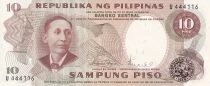Philippines 10 Piso - Apolinario Mabini - 1972 - S&eacute;rie U