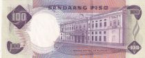 Philippines 100 Piso  - Manuel  Roxas - Banque centrale - 1969