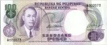 Philippines 100 Piso  - Manuel  Roxas - Central bank - 1969