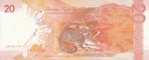 Philippines 20 Piso  - Manuel L. Quezon - 2010 - S&eacute;rie E