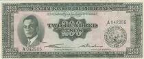 Philippines 200 Pesos - Manuel Quezon - 1949 - Série A