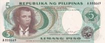 Philippines 5 Piso - A. Bonifacio - Katipunan - 1969 - NEUF - P.143a