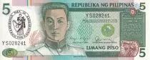 Philippines 5 Piso - E. Aguinaldo - Déclaration d\'indépendance - 1990 - NEUF - P.178
