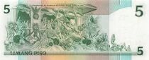 Philippines 5 Piso - ND (1990-92) - Remplacement - P.168d
