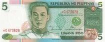 Philippines 5 Piso - ND (1990-92) - Replacement - P.168d