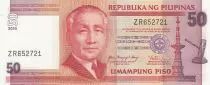 Philippines 50 Piso - Sergio Osmena - 2008 - Serial ZR