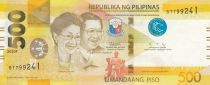 Philippines 500 Piso Corazon and Begnino Aquino -  2020 - UNC - P.210