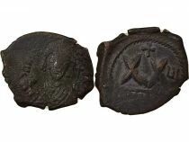 Phocas - 1/2 Follis, Class II - Year 6 (607 / 608) Nicomedia