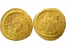 Phocas - Gold Solidus, Class IIIa - 603 / 607 Constantinople