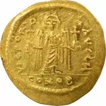 Phocas - Gold Solidus, Class IIIa - 603 / 607 Constantinople