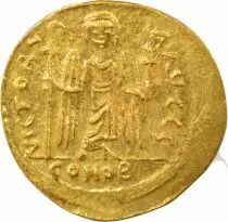 Phocas - Gold Solidus, Class IIIa - 603 / 607 Constantinople