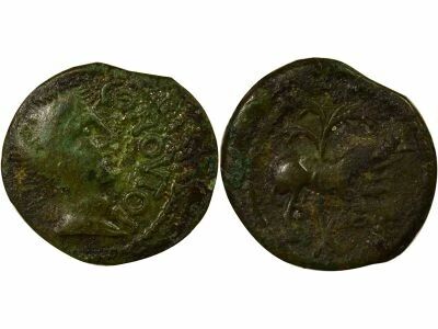 Pictones / Santones - Quadrans, Contovotos - 40 / 20 BC