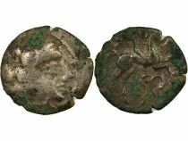 Pictones - Silver Drachm, with winged Horseman - 120 / 80 BC